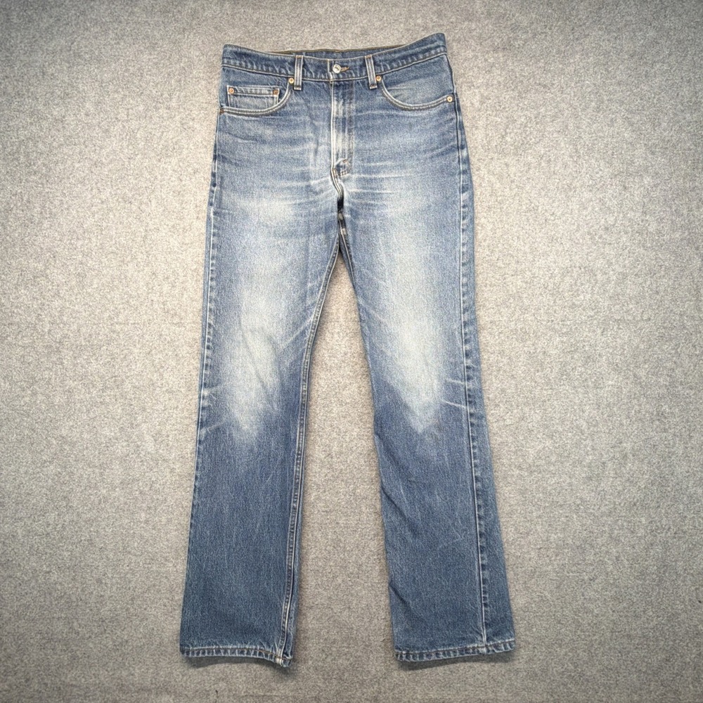 Vintage Levis 517 Bootcut Jeans Mens 34x36 (Fits 33x34) Made in USA Fade 90s